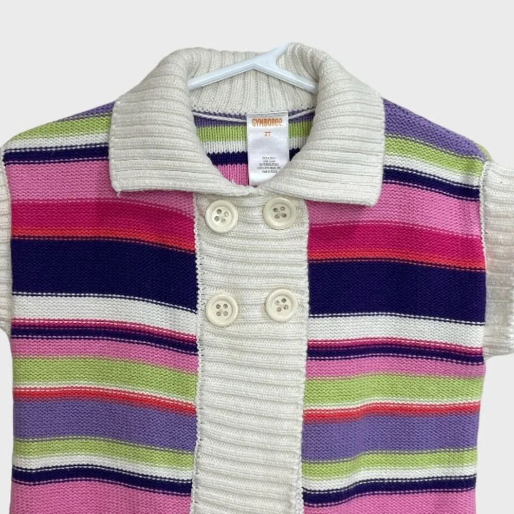 2013 Gymboree Corgi Line Multi Stripe Sweater size 2T - Picture 5 of 10